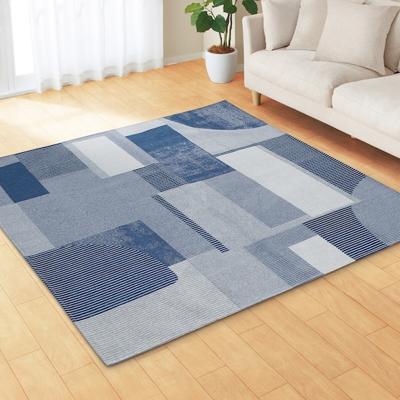 ジャカード織りラグ(185X185 JA01) 2枚目画像