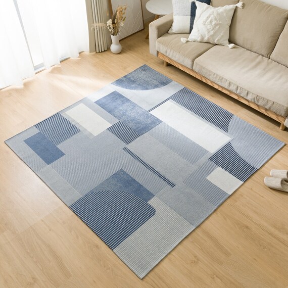 ジャカード織りラグ(185X185 JA01) 3枚目画像