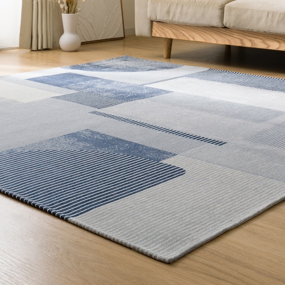 ジャカード織りラグ(185X185 JA01) 6枚目画像