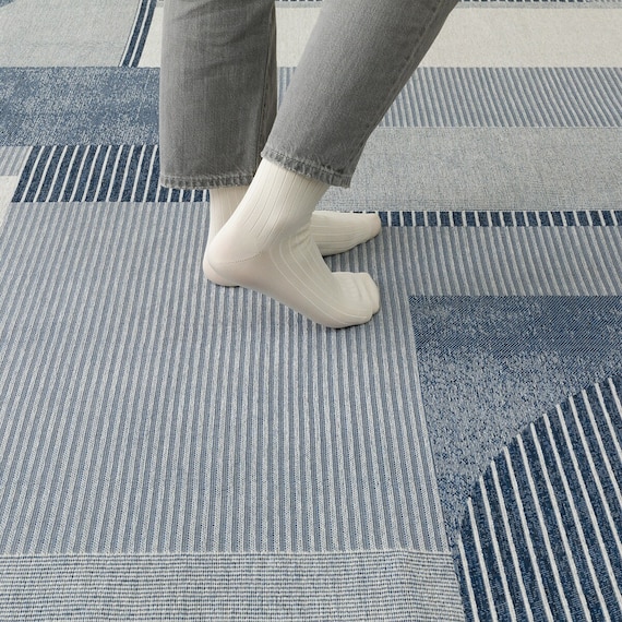 ジャカード織りラグ(200X240 JA01) 11枚目画像