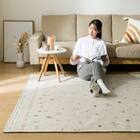 ジャカード織りラグ(185X185 JA03) 4枚目画像