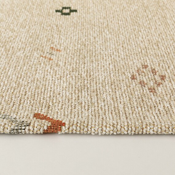 ジャカード織りラグ(185X185 JA03) 8枚目画像