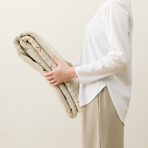 ジャカード織りラグ(185X185 JA03) 15枚目画像