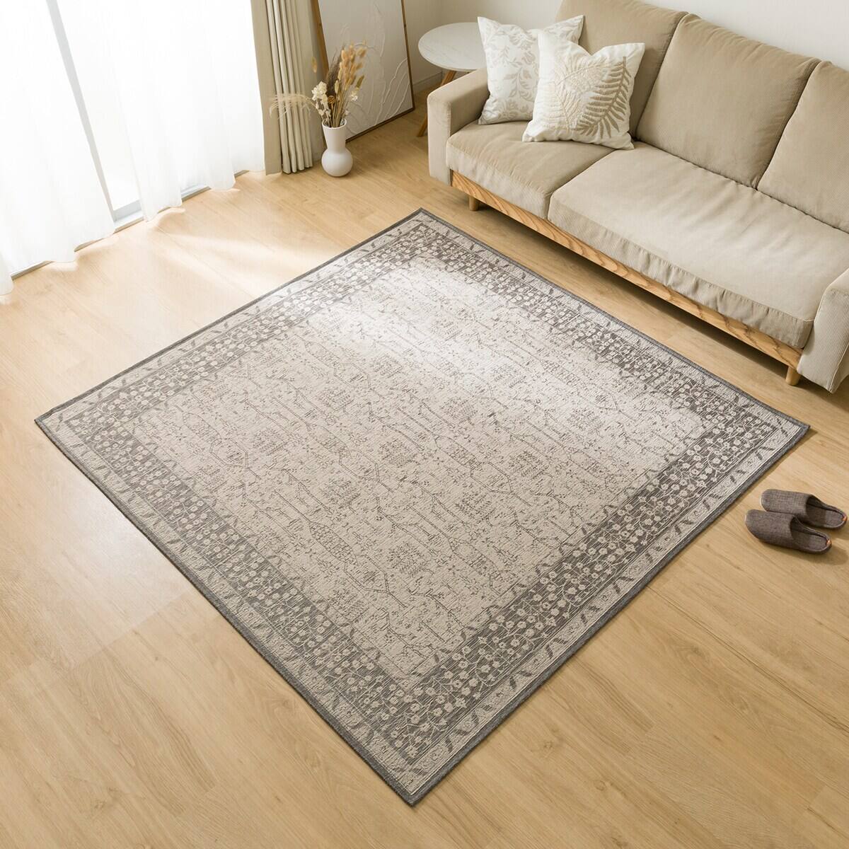 ジャカード織りラグ(185X185 JA04) | ニトリネット【公式】 家具