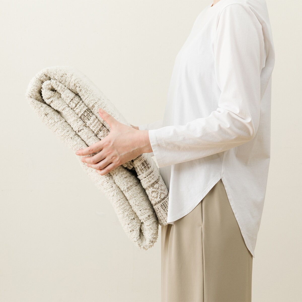 ジャカード織りラグ(185X185 JA06) | ニトリネット【公式】 家具