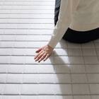 引っかき傷に強い洗えるラグ(185X185 GY NS01) 4枚目画像