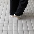 引っかき傷に強い洗えるラグ(185X185 GY NS01) 5枚目画像