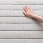 引っかき傷に強い洗えるラグ(185X185 GY NS01) 7枚目画像