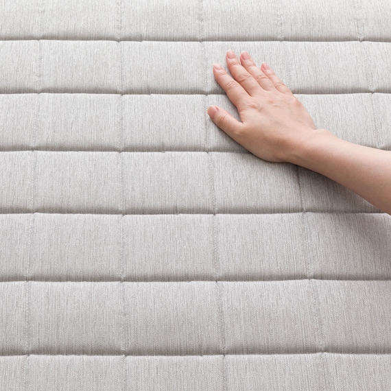 引っかき傷に強い洗えるラグ(185X185 GY NS01) 7枚目画像