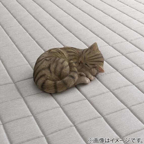 引っかき傷に強い洗えるラグ(185X185 GY NS01) 10枚目画像