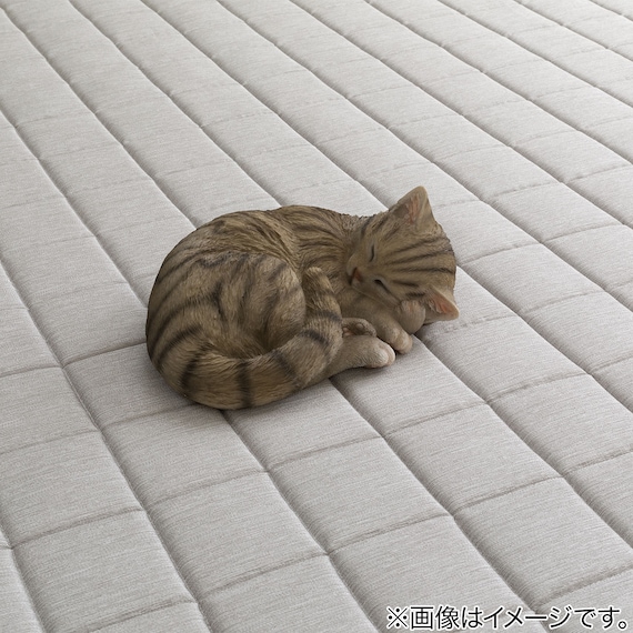 引っかき傷に強い洗えるラグ(185X185 GY NS01) 10枚目画像