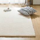 ふんわり、なめらか上質な肌ざわりのラグ(ウサギラグ5 185X185 IV NU01) 1枚目画像