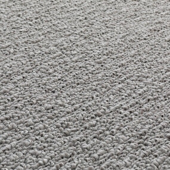 【10枚セット】軽量・洗えるタイルカーペット 40×40cm (WY005 グレー) 4枚目画像
