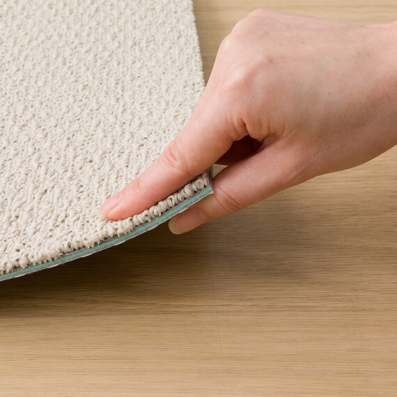 【4枚以上で購入可】軽量・洗えるタイルカーペット 40×40cm (WY005 ベージュ) 9枚目画像