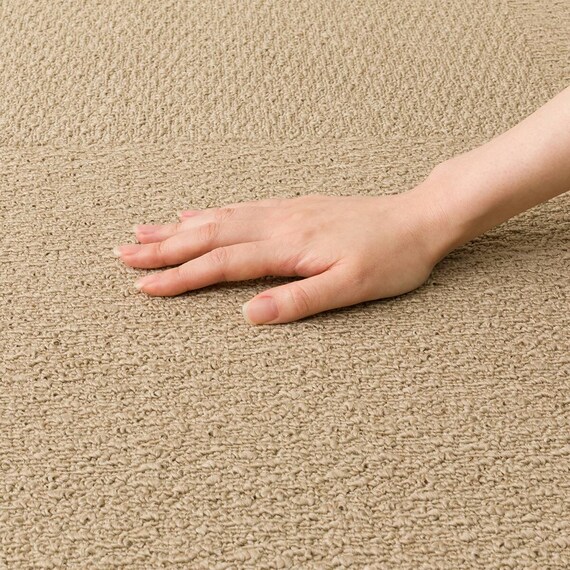 【50枚セット】軽量・洗えるタイルカーペット 40×40cm (WY005 ミドルブラウン) 7枚目画像