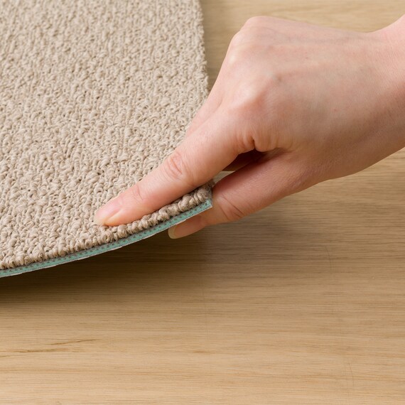 【4枚以上で購入可】軽量・洗えるタイルカーペット 40×40cm (WY005 ミドルブラウン) 9枚目画像