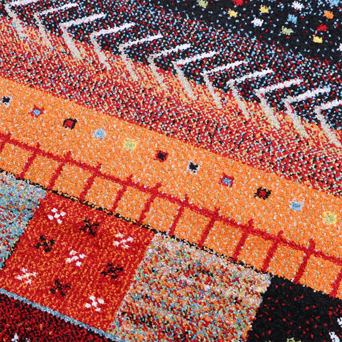 ウィルトンラグ イビサ (レッド) 160×230cm | ニトリネット【公式