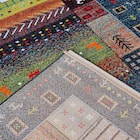 ウィルトンラグ イビサ (ネイビー) 200×250cm 5枚目画像