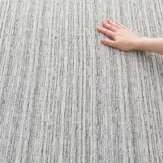 30mmウレタン入り 防汚加工+防音ラグ(200X240 GY PL06) 5枚目画像