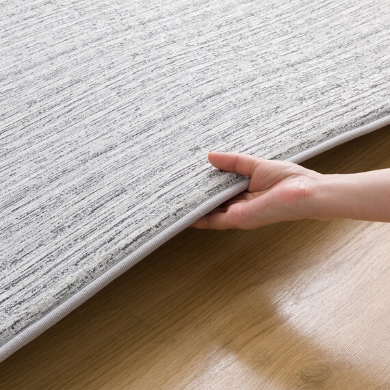 30mmウレタン入り 防汚加工+防音ラグ(200X240 GY PL06) 7枚目画像