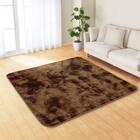 毛足が長く肌ざわりが良いラグ(185X185 BR SH01) 2枚目画像