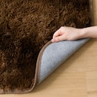 毛足が長く肌ざわりが良いラグ(200X240 BR SH01) 6枚目画像