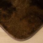 毛足が長く肌ざわりが良いラグ(200X240 BR SH01) 7枚目画像