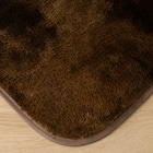 毛足が長く肌ざわりが良いラグ(200X240 BR SH01) 7枚目画像
