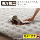 極厚30mmウレタン入り防汚 + 防音ラグ(130X185 LMO PL07) 4枚目画像