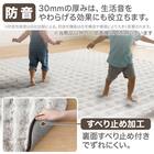 極厚30mmウレタン入り防汚 + 防音ラグ(130X185 LMO PL07) 5枚目画像