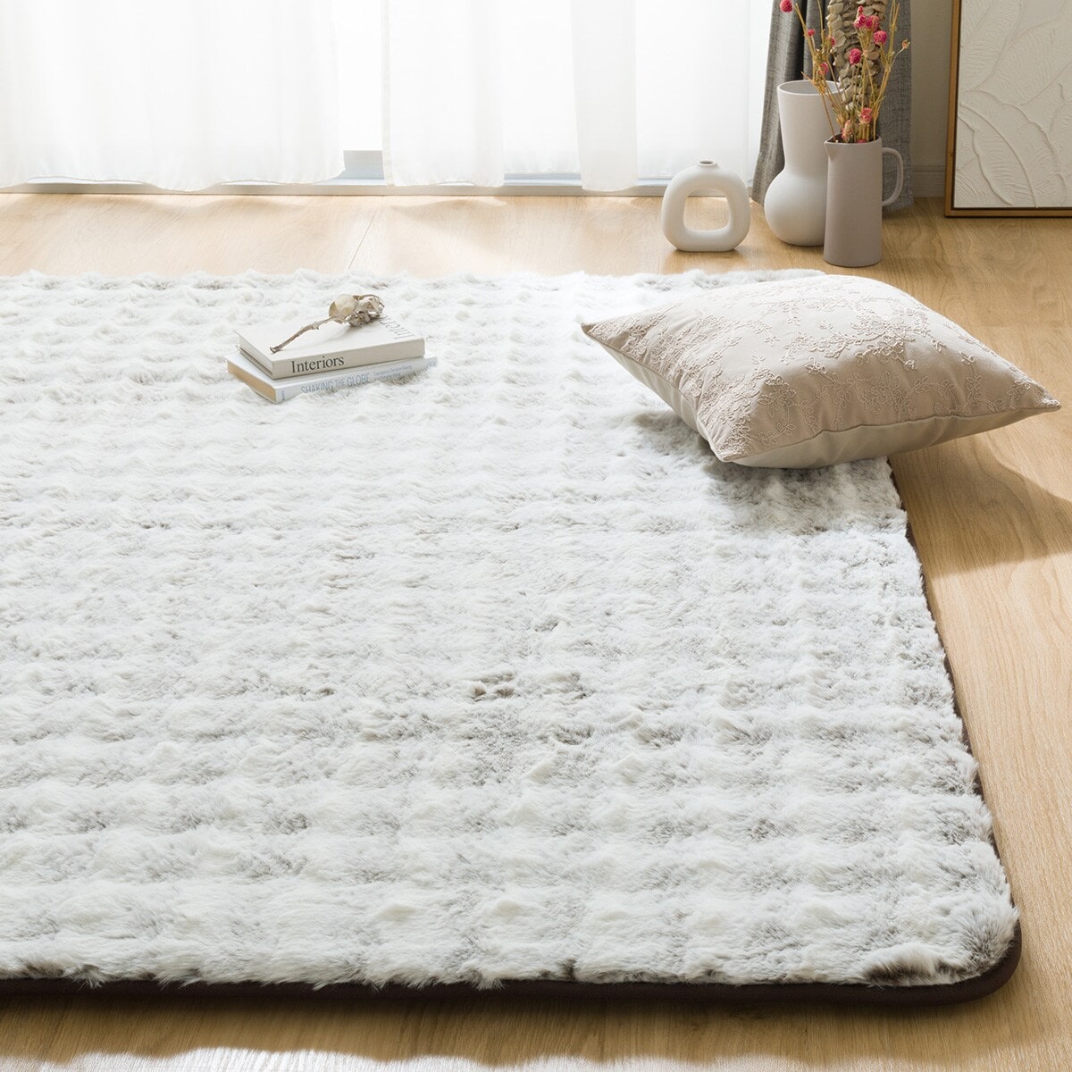 極厚30mmウレタン入り防汚 + 防音ラグ(185X185 LMO PL07) | ニトリ