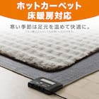 極厚30mmウレタン入り防汚 + 防音ラグ(200X240 LMO PL07) 6枚目画像