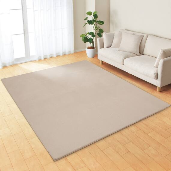 ふんわり、なめらか上質な肌ざわりのラグ(ウサギラグ5 200X240 LMO NU01) 2枚目画像