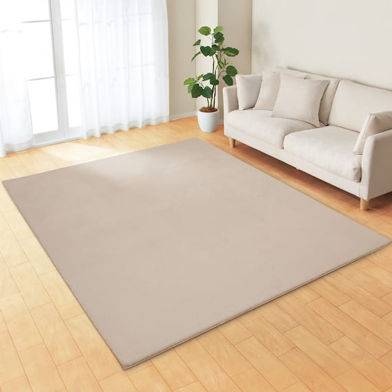 ふんわり、なめらか上質な肌ざわりのラグ(ウサギラグ5 200X240 LMO NU01) 2枚目画像