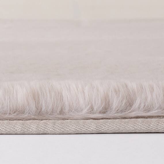 ふんわり、なめらか上質な肌ざわりのラグ(ウサギラグ5 200X240 LMO NU01) 4枚目画像
