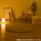 ふんわり、なめらか上質な肌ざわりのラグ(ウサギラグ5 180R LMO NU01) 3枚目画像