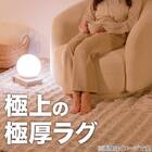 30mmウレタン入り防汚加工+防ダニ加工+防音ラグ(130X185 モカ PL16) 2枚目画像