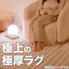 30mmウレタン入り防汚加工+防ダニ加工+防音ラグ(130X185 モカ PL16) 2枚目画像