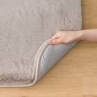 30mmウレタン入り防汚加工+防ダニ加工+防音ラグ(130X185 モカ PL16) 6枚目画像