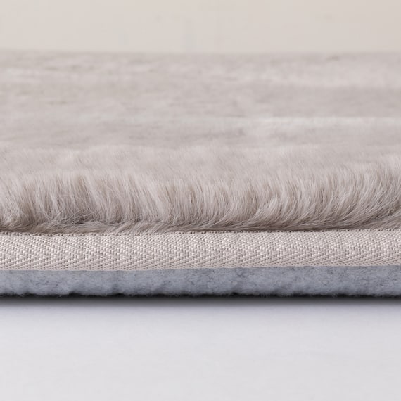 30mmウレタン入り防汚加工+防ダニ加工+防音ラグ(130X185 モカ PL16) 12枚目画像