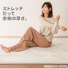 30mmウレタン入り防汚加工+防ダニ加工+防音ラグ(130X185 グレー PL17) 5枚目画像