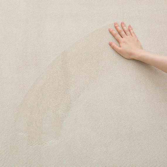 30mmウレタン入り防汚加工+防ダニ加工+防音ラグ(130X185 グレー PL17) 14枚目画像