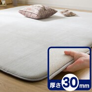 30mmウレタン入り防汚加工+防ダニ加工+防音ラグ(PL17)