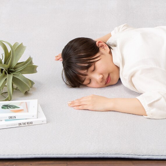 30mmウレタン入り防汚加工+防ダニ加工+防音ラグ(200X240 グレー PL17) 7枚目画像