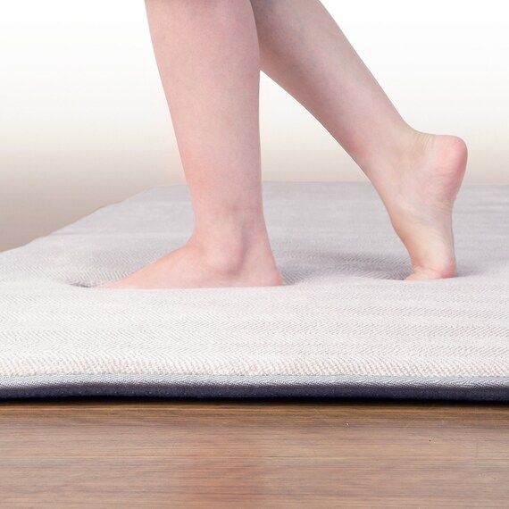 30mmウレタン入り防汚加工+防ダニ加工+防音ラグ(200X240 グレー PL17) 8枚目画像