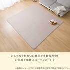 洗える 10mmウレタン入り吸湿発熱+蓄熱+保湿ラグ (Nウォーム185X185 ライトモカ gDA1) 11枚目画像