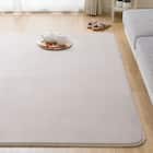 洗える 10mmウレタン入り吸湿発熱+蓄熱+保湿ラグ (Nウォーム185X185 ライトモカ gDA1) 12枚目画像