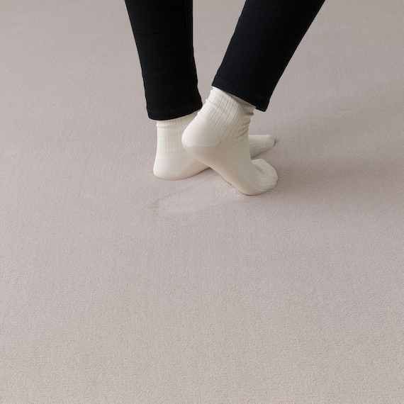 洗える 10mmウレタン入り吸湿発熱+蓄熱+保湿ラグ (Nウォーム185X185 ライトモカ gDA1) 14枚目画像