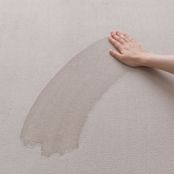 洗える 10mmウレタン入り吸湿発熱+蓄熱+保湿ラグ (Nウォーム185X185 ライトモカ gDA1) 15枚目画像