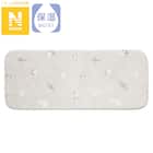 洗える!10mmウレタン入り吸湿発熱+蓄熱+保湿 フロアマット (Nウォーム50X120 シマエナガgDA4) 1枚目画像